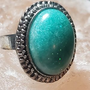 Beautiful Handcrafted Green Stone Ring